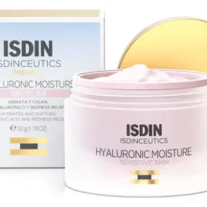 Creme Facial com Ácido Hialurônico Peles Sensíveis Hyaluronic Moisture Sensitive Isdinceutics 50g Isdin