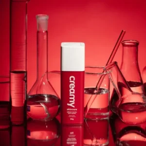 Creamy Skincare Sérum Facial Retinal 30g | Melhora Rugas, Reduz Poros Dilatados, Controla Brilho, Promove Firmeza, Uniformiza Tom | Todos os Tipos de Pele, Noturno